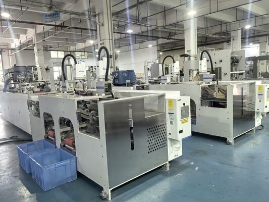 Automatic 168 2 Robot Arms Twisted Rope Paper Handle Pasting Machine High Speed Bonding for Paper Bag Production