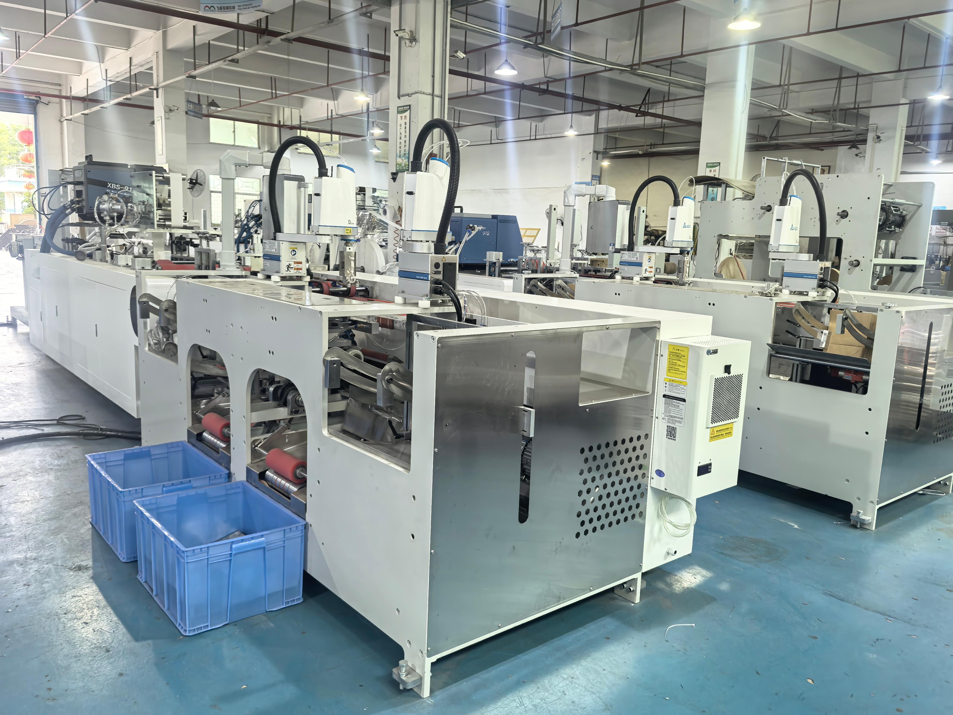 High Efficiency 168 Automatic 2 Robot Arms Twisted Rope Paper Handle Pasting Machine Stable Output for Paper Handle Line