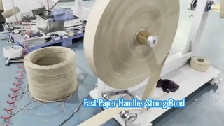 Salida estable de alta velocidad de la máquina con mango de papel
