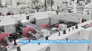 Salida confiable de la máquina de cuerda de papel torcida de alta velocidad
